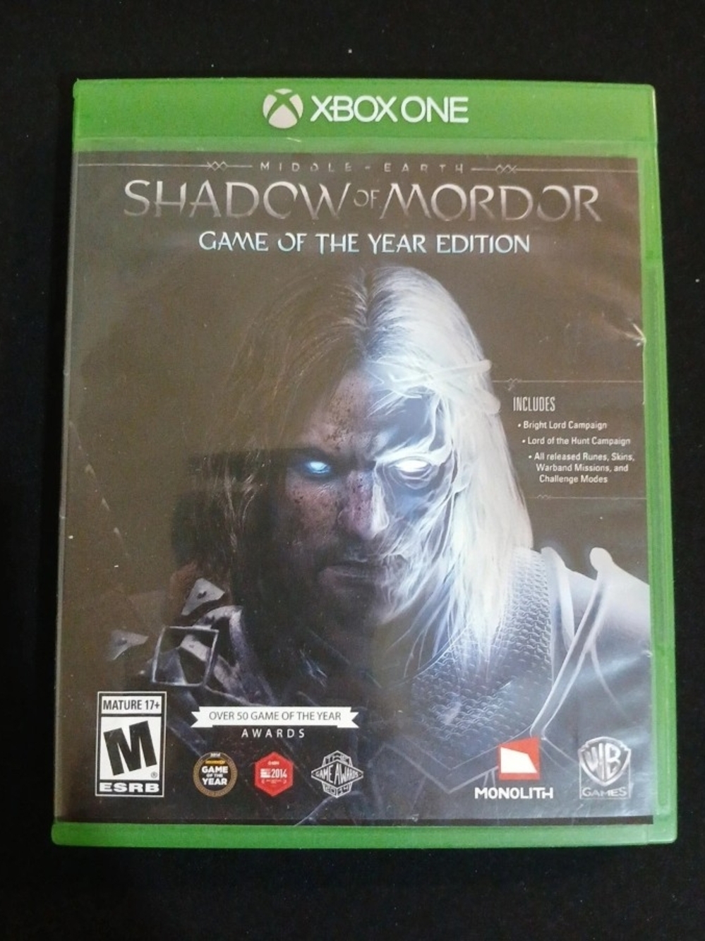 Xbox One Middle-earth: Shadow of Mordor - Game of the Year Edition (Green)